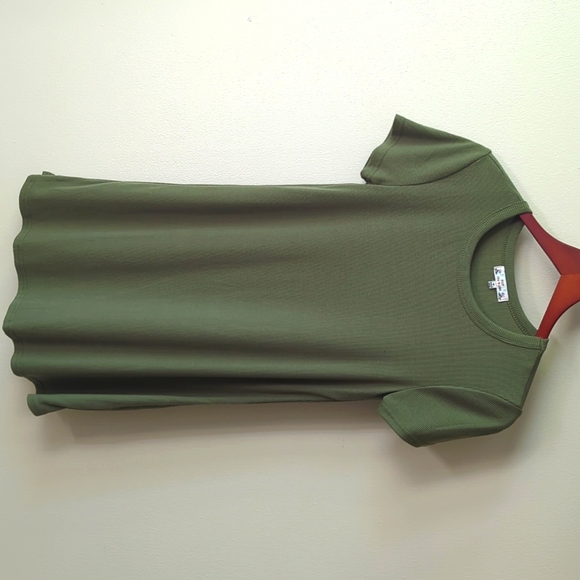 Green casual Tshirt dress - Picture 1 of 3